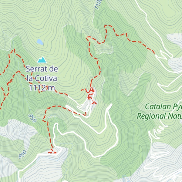 Map of Gîte d'étape Les Ocells