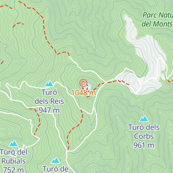 Map of Tagamanent