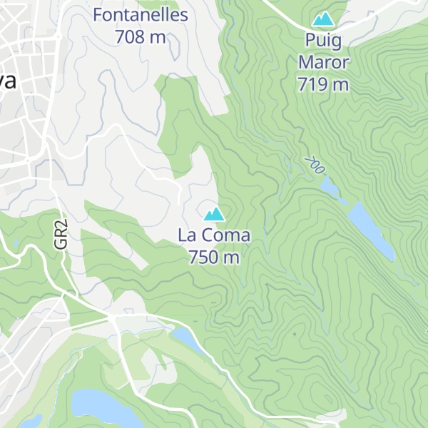 Map of La Coma