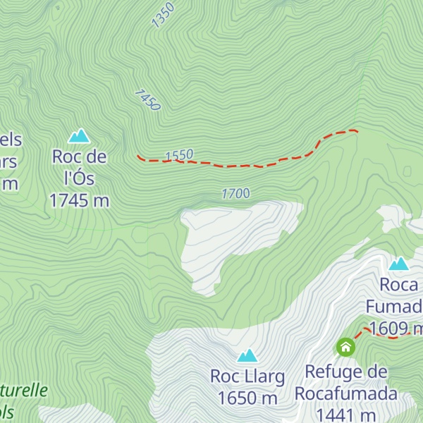 Map of La Tartera