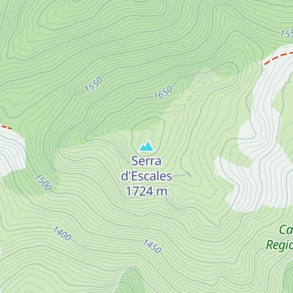 Map of Serra d'Escales