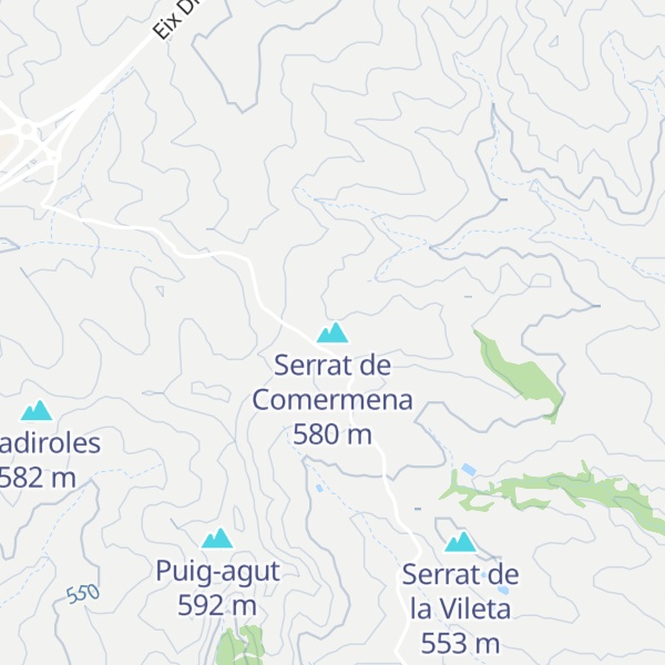 Map of Serrat de Comermena