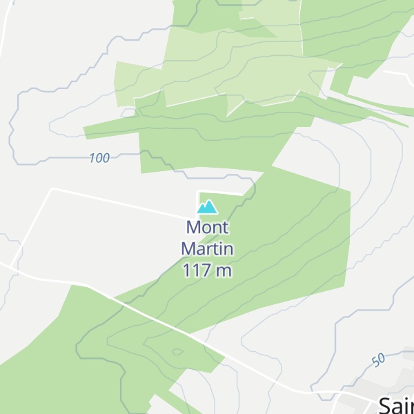 Map of Mont Martin