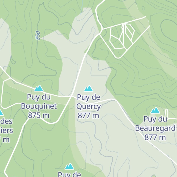 Map of Puy de Quercy