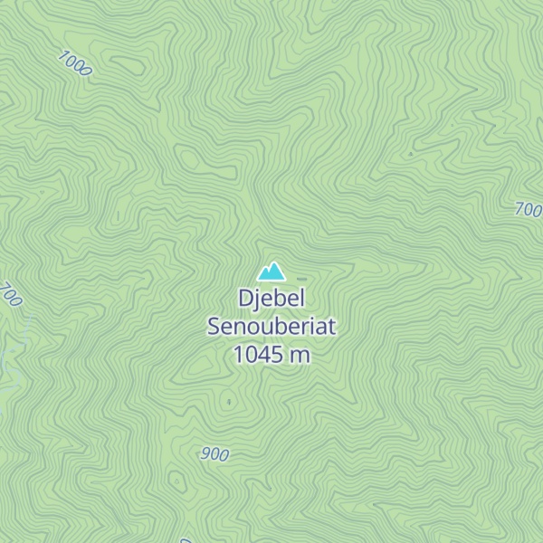 Map of Djebel Senouberiat
