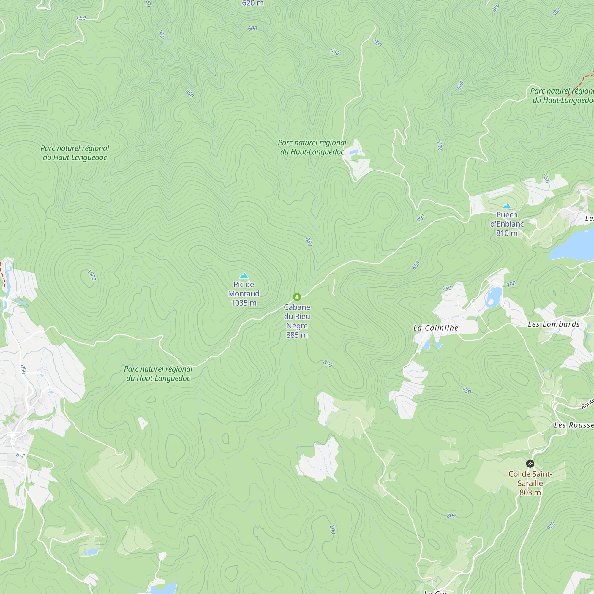 Cabane du Rieu Nègre map