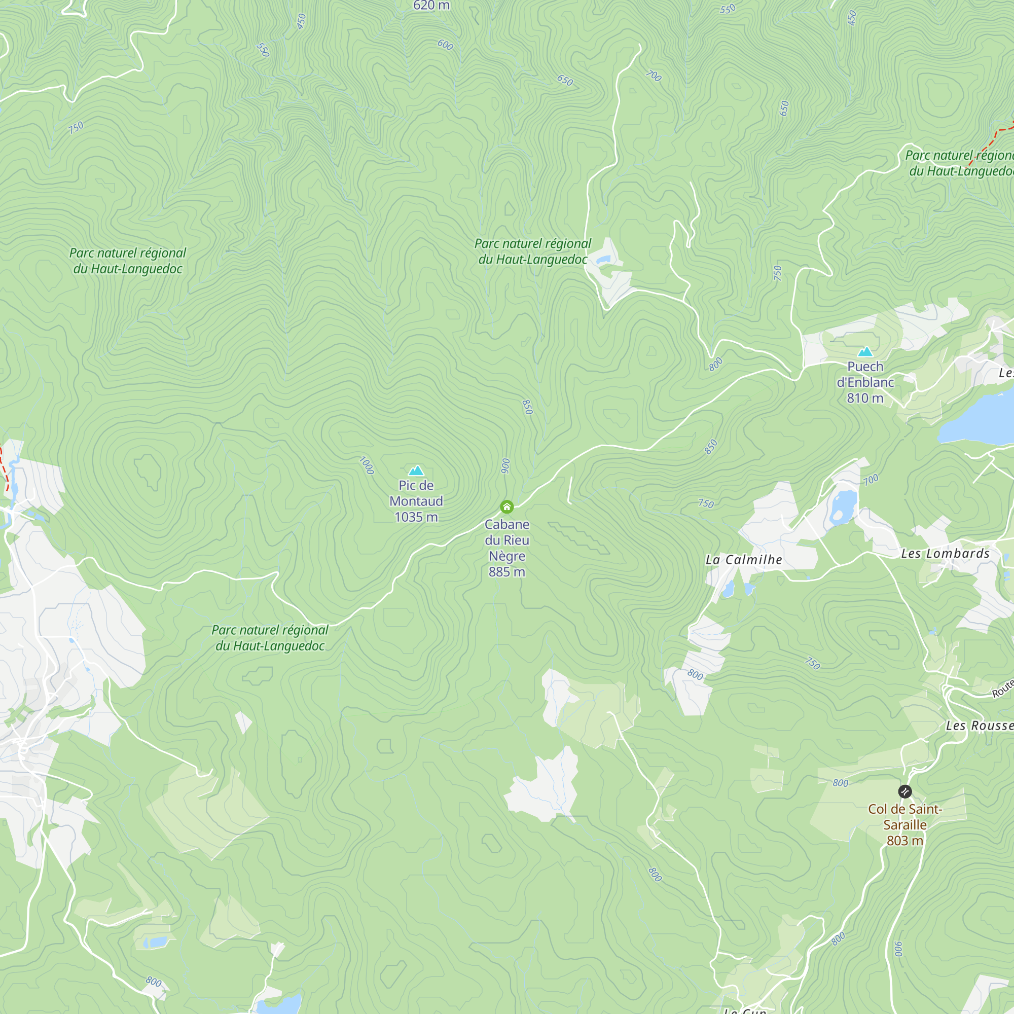 Cabane du Rieu Nègre map