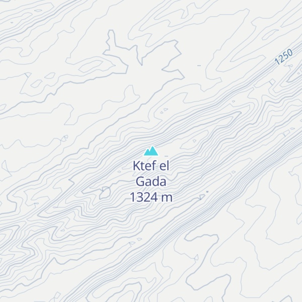 Map of Ktef el Gada