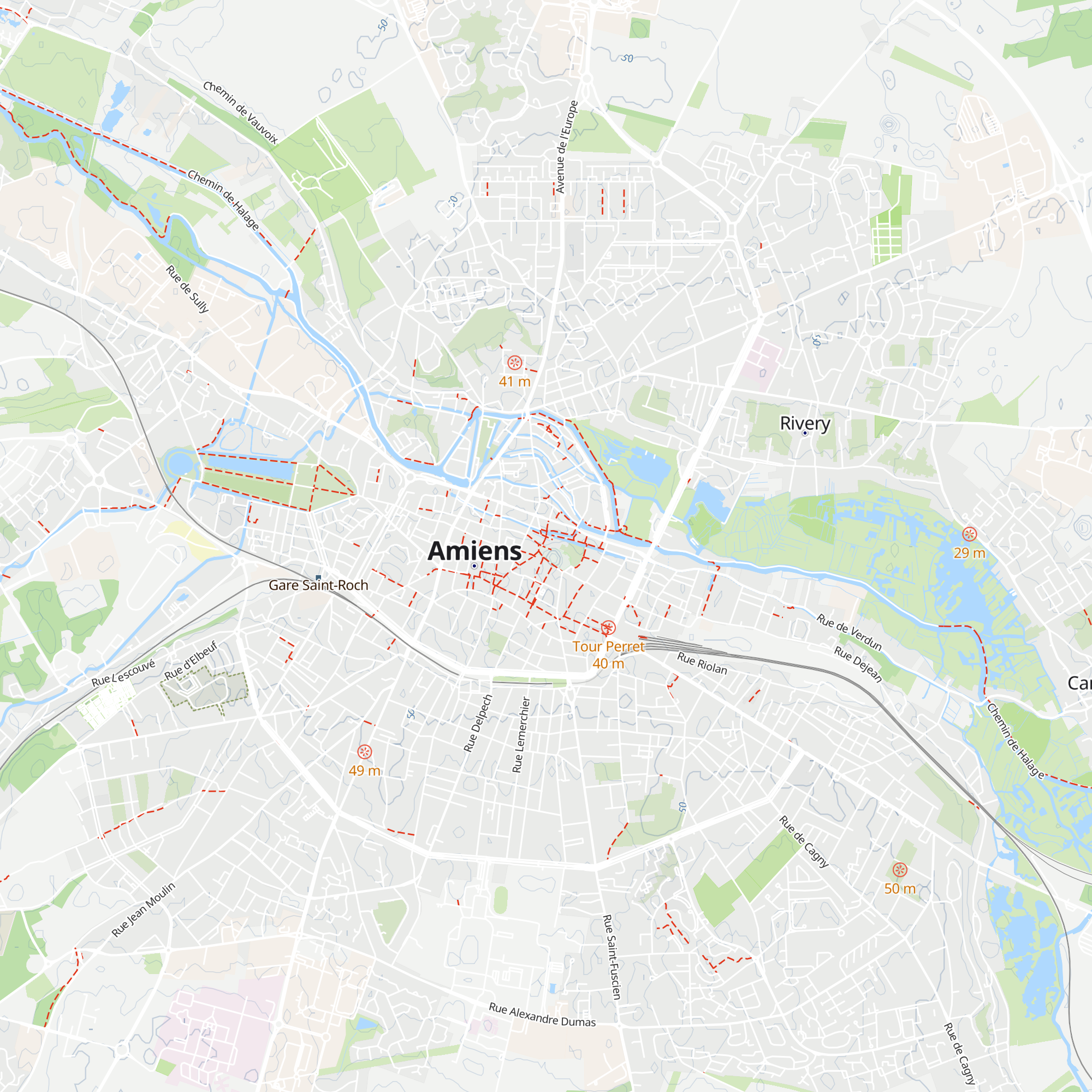 Office du tourisme d'Amiens Métropole map