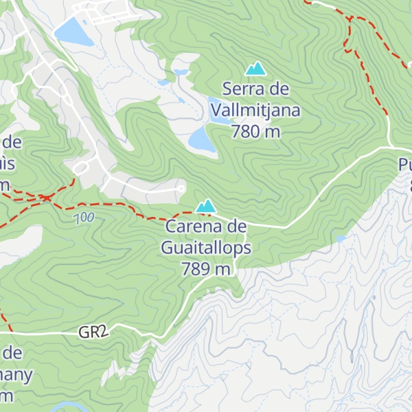 Map of Carena de Guaitallops