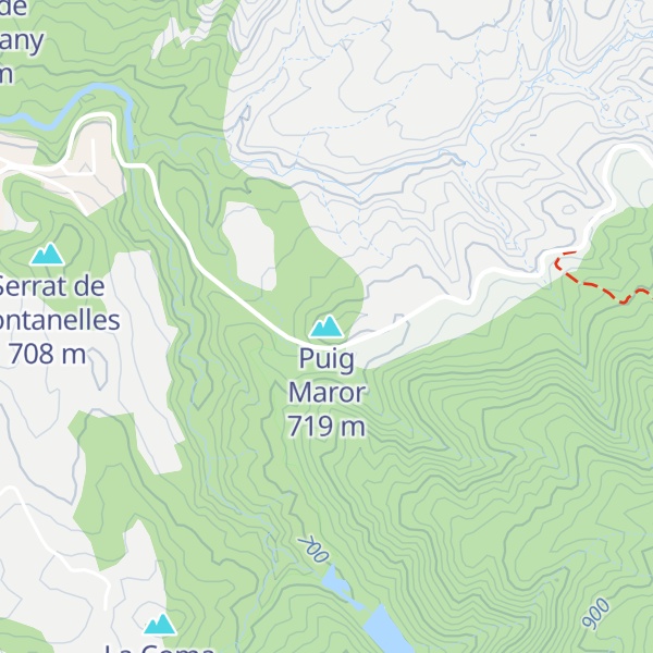 Map of Puig Maror