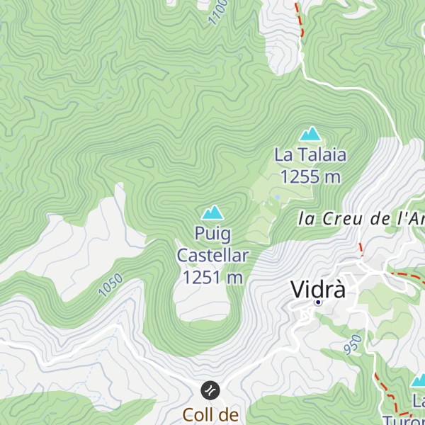 Map of Puig Castellar