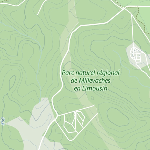 Map of Puy de la borde