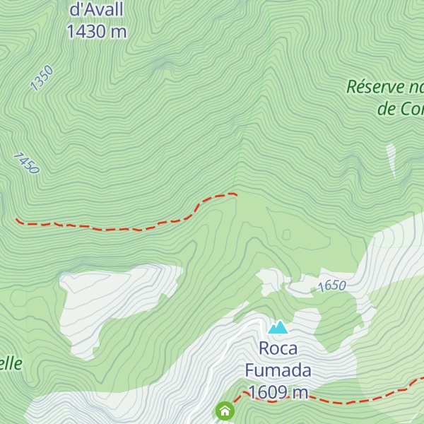 Map of Roca Roja de la Serra Pelada