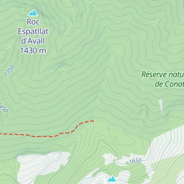Map of L'Esquerda Roja