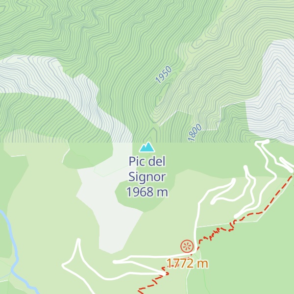 Map of Pic del Signor