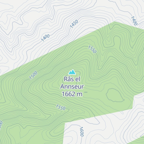 Map of Râs el Annseur