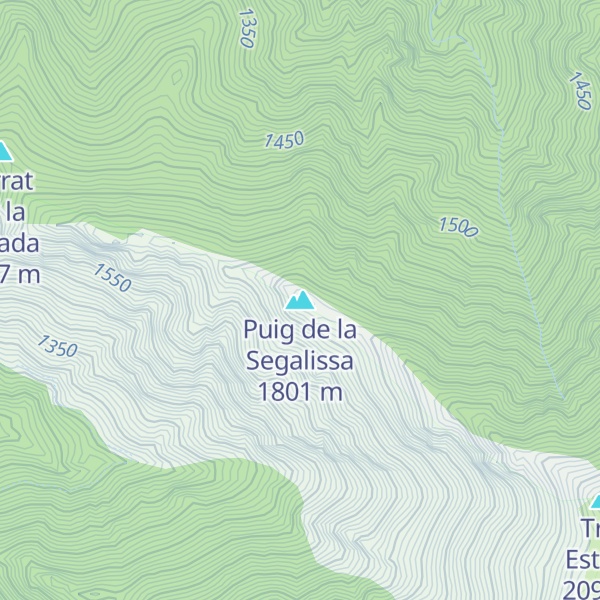 Map of Puig de la Segalissa