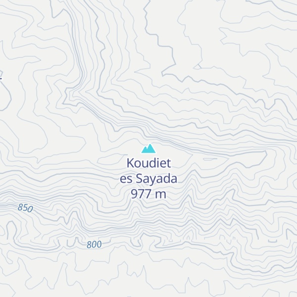 Map of Koudiet es Sayada