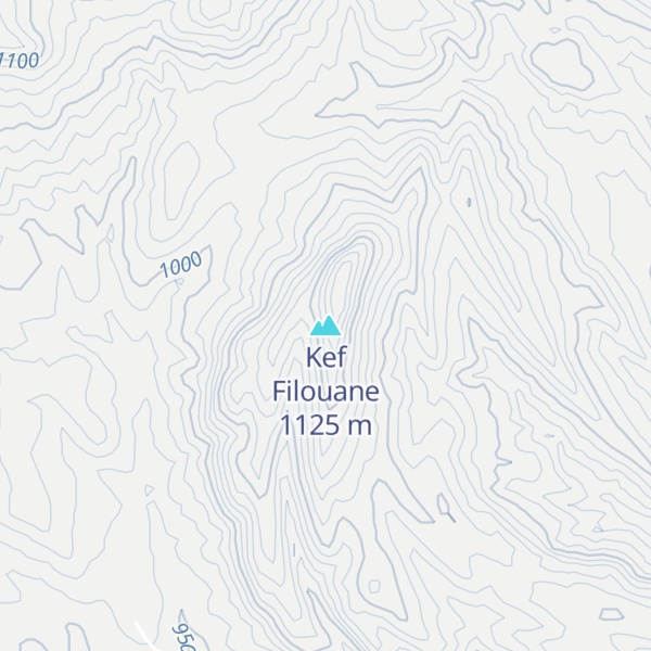 Map of Kef Filouane