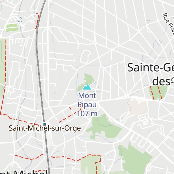 Map of Mont Pipau