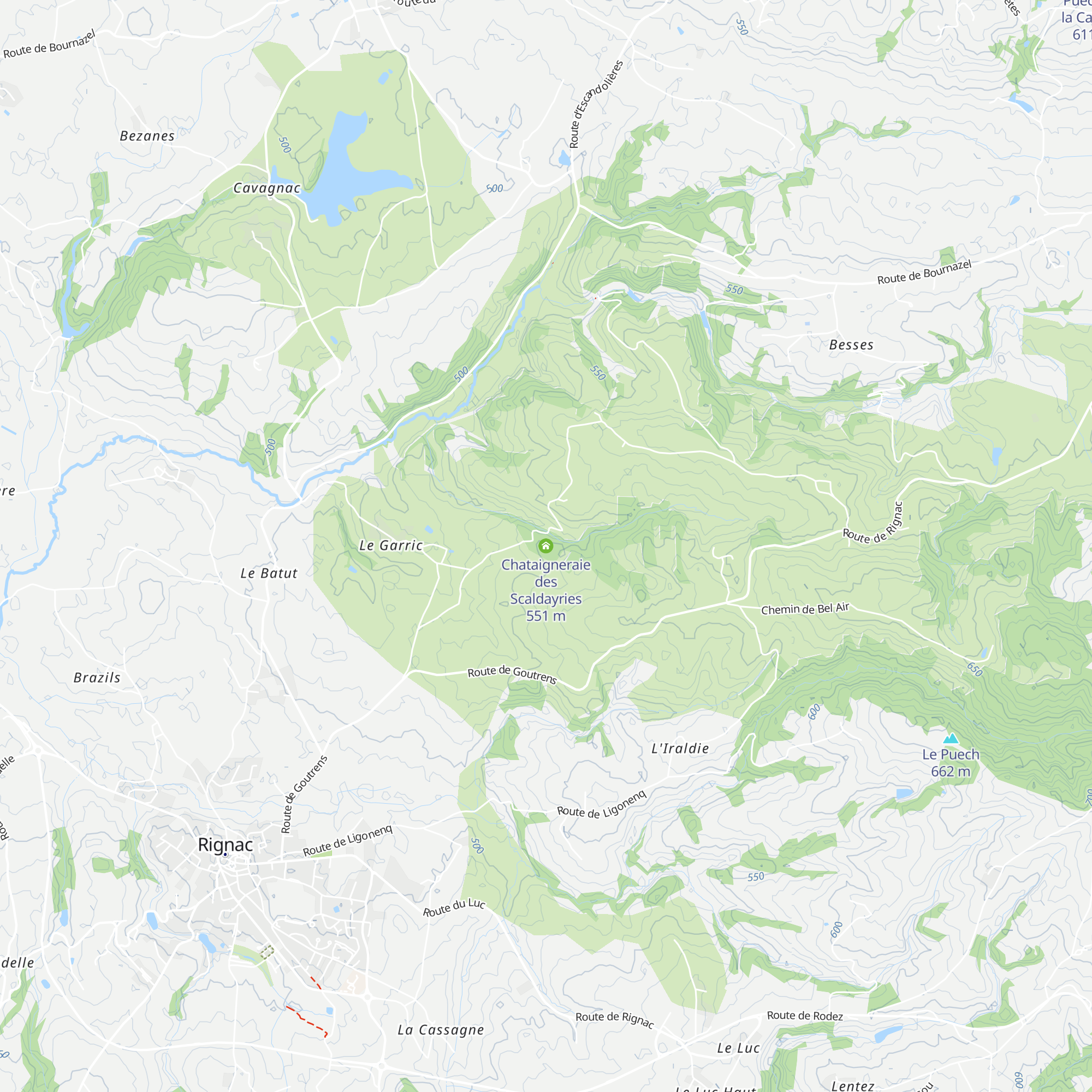 Chataigneraie des Scaldayries map