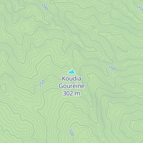 Map of Koudia Goureïne