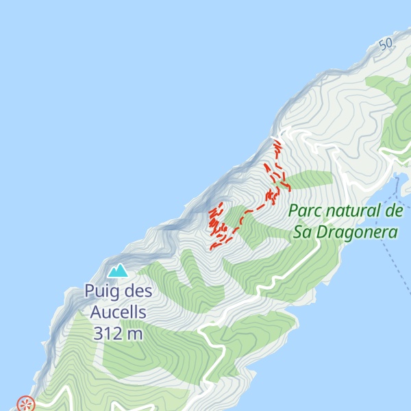 Map of Es Guló