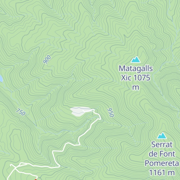 Map of Serrat de les Planes