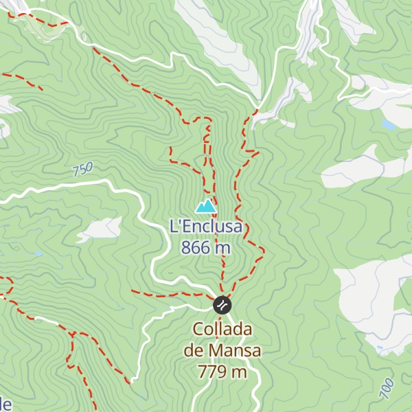 Map of L'Enclusa