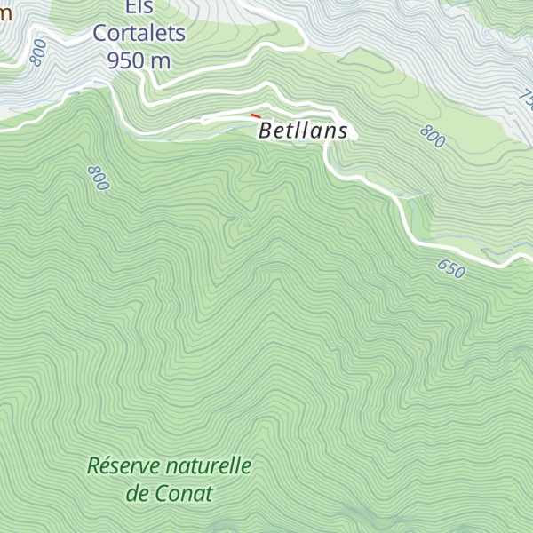 Map of Roc de la Collada