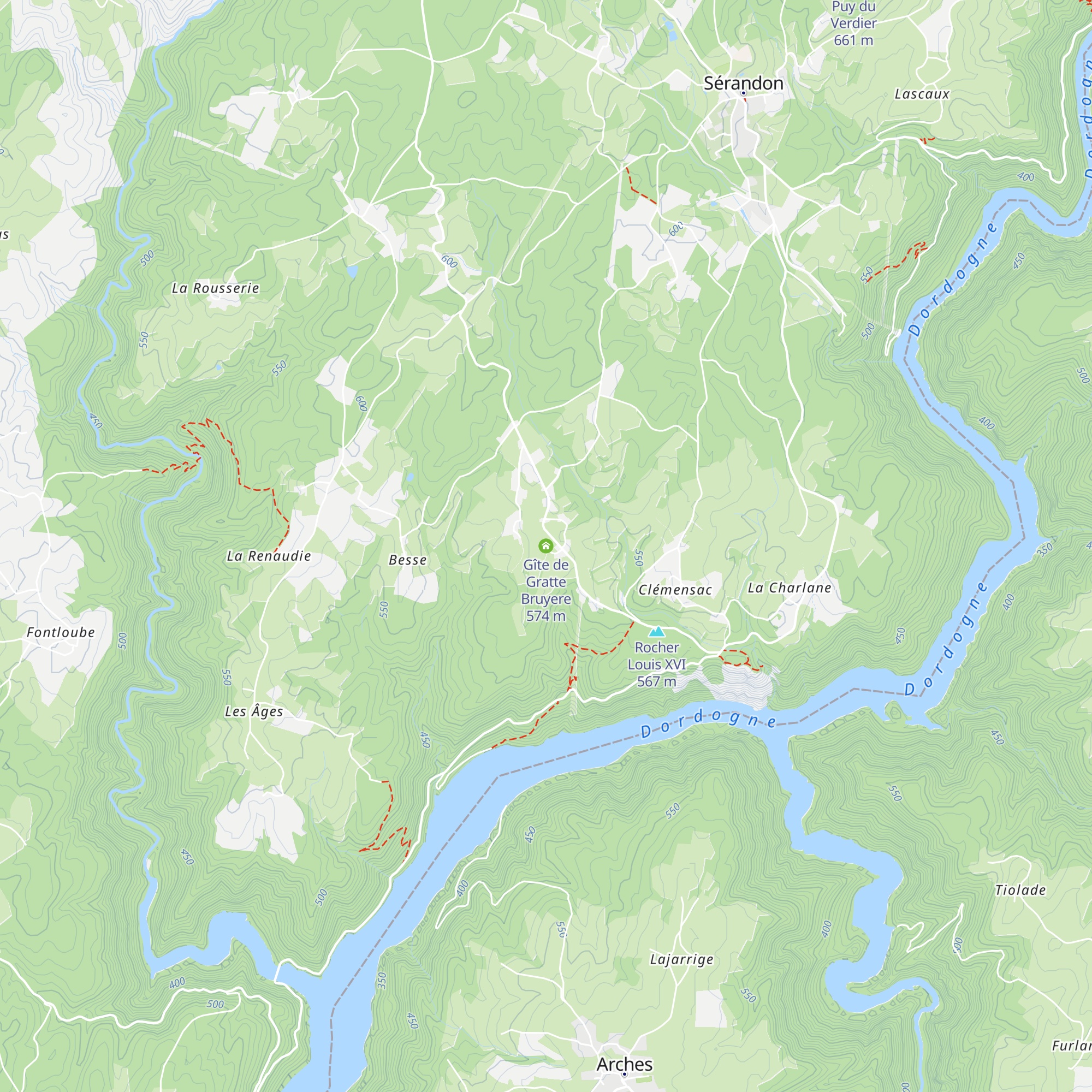 Gîte de Gratte Bruyere map