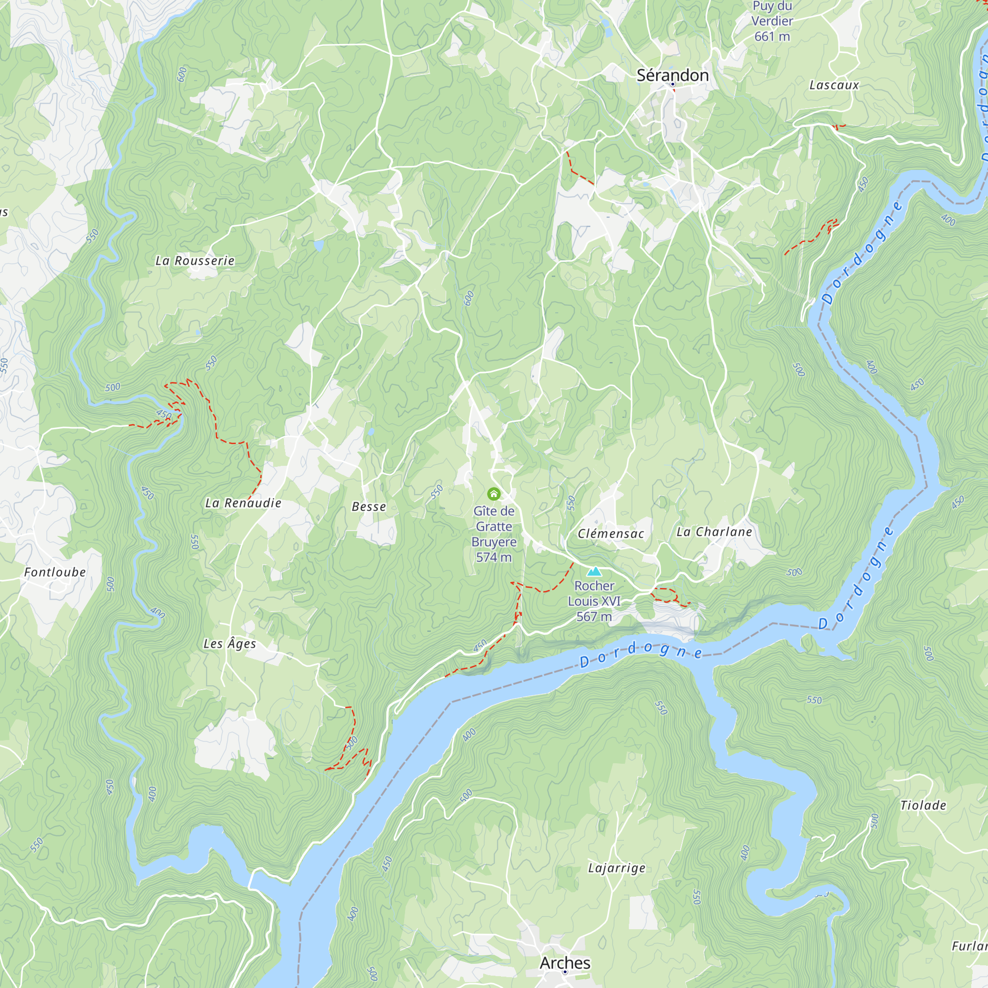 Gîte de Gratte Bruyere map
