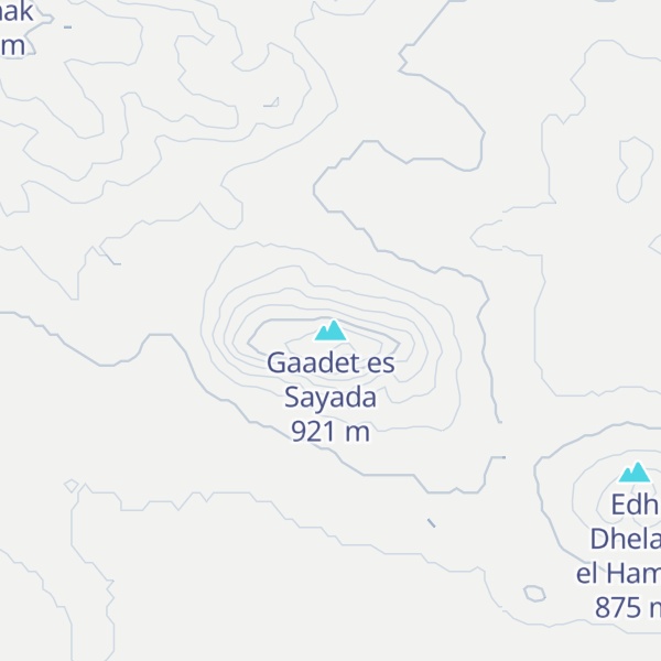 Map of Gaadet es Sayada