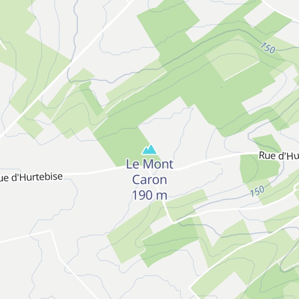 Map of Le Mont Caron