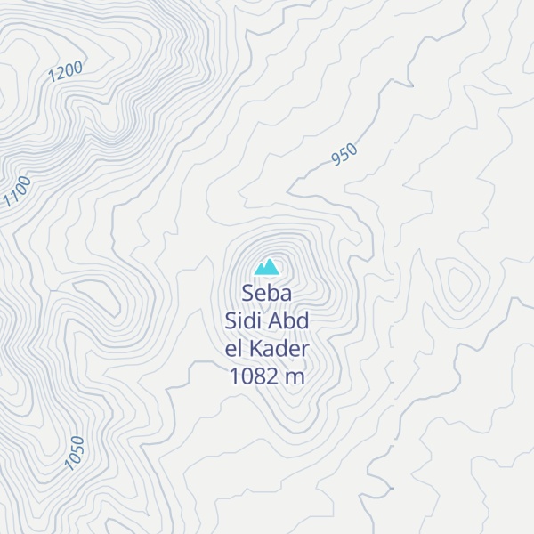 Map of Seba Sidi Abd el Kader