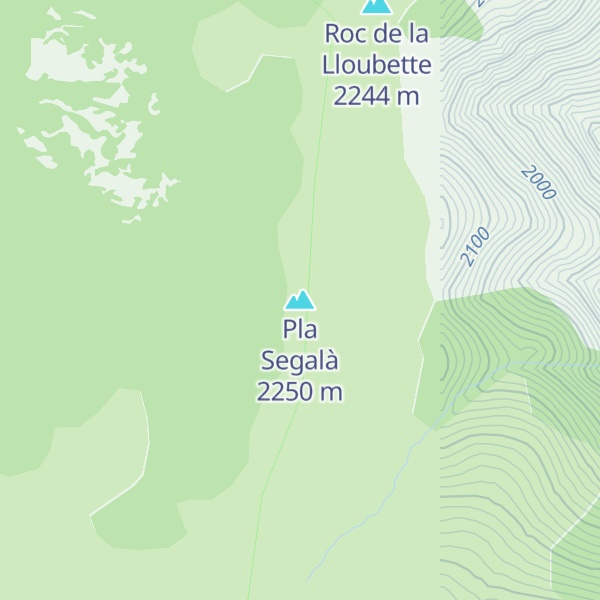 Map of Pla Segalà