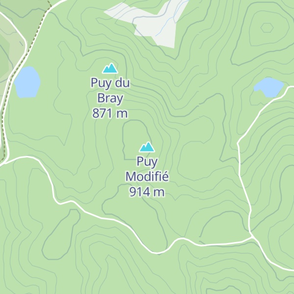 Map of Puy Modifié