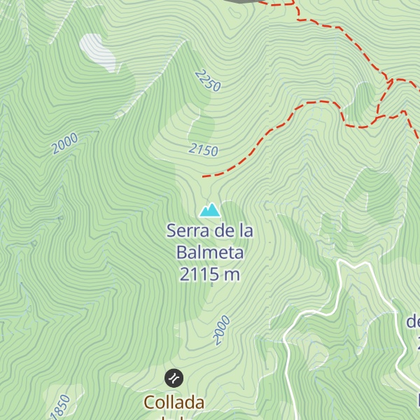 Map of Serra de la Balmeta