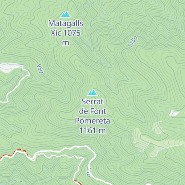 Map of Serrat de Font Pomereta