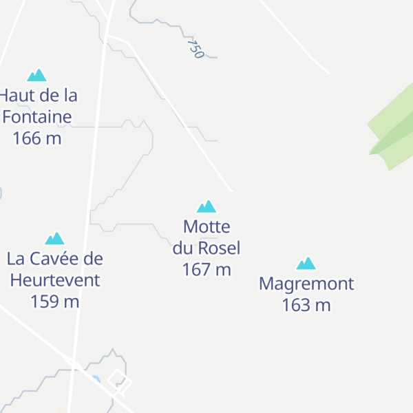 Map of Motte du Rosel