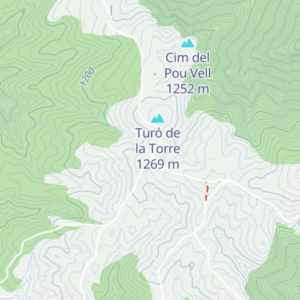 Map of Pedres Blanques