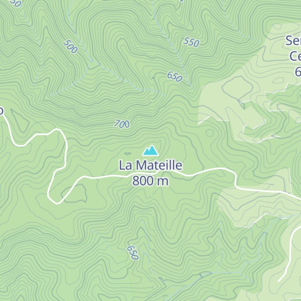 Map of La Mateille
