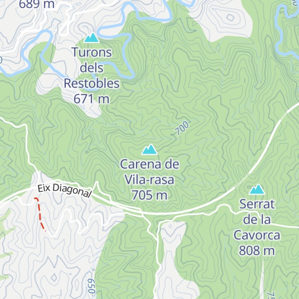 Map of Carena de Vila-rasa