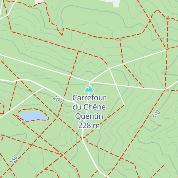 Map of Carrefour du Chêne Quentin