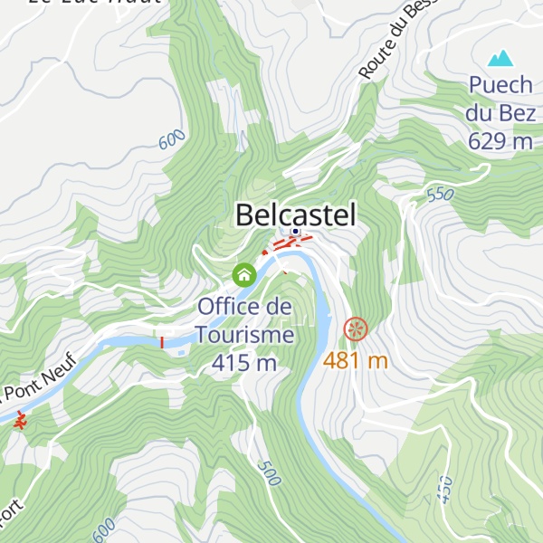 Map of Gîte du Vieux Pont