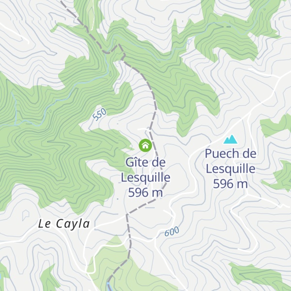 Map of Gîte de Lesquille