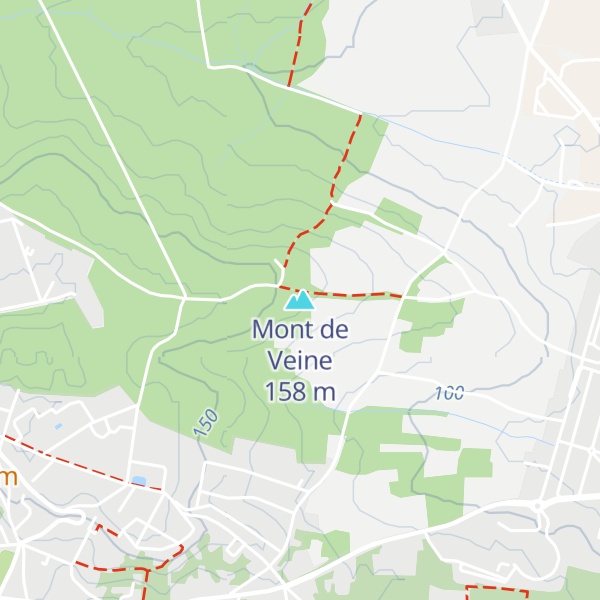 Map of Mont de Veine