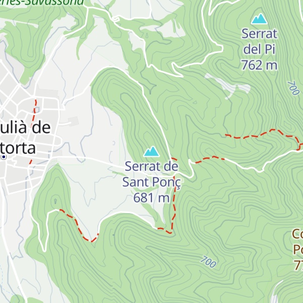 Map of Serrat de Sant Ponç