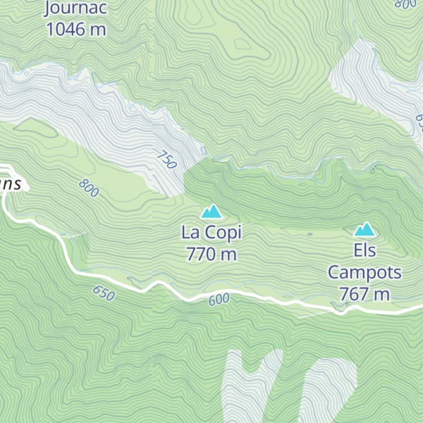 Map of La Copi